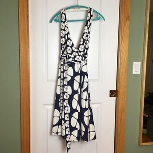 Boden Halter Wrap Dress 10L